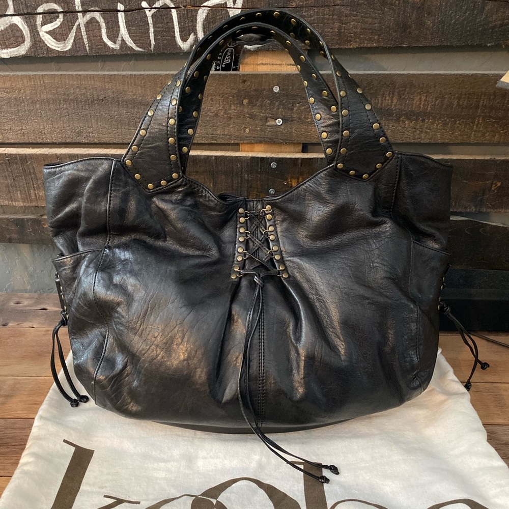 Kooba Brynne Black Leather Tote